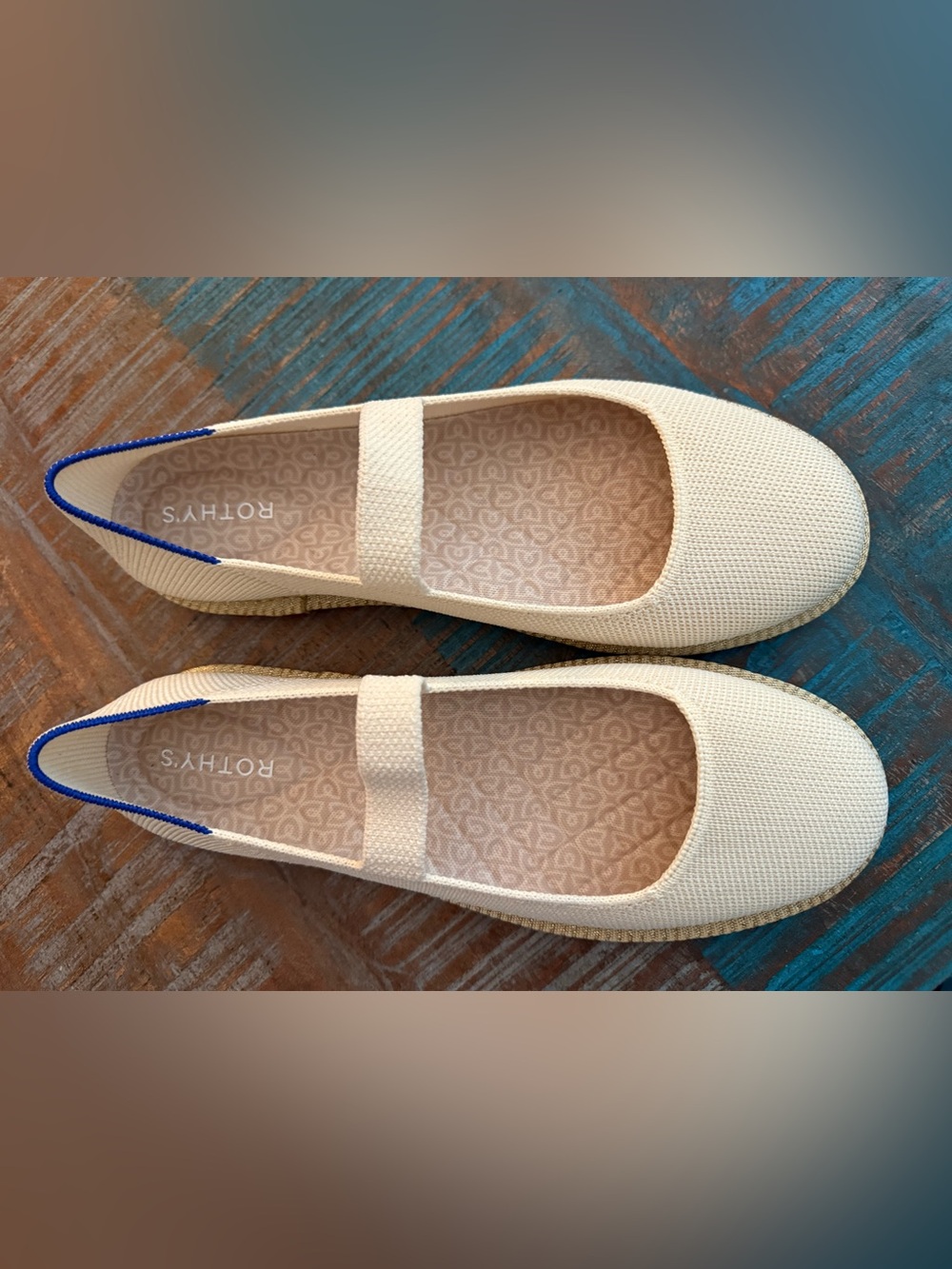 Rothy's Cruiser Mary Jane shoes in the White Sand - Picture 7 of 11